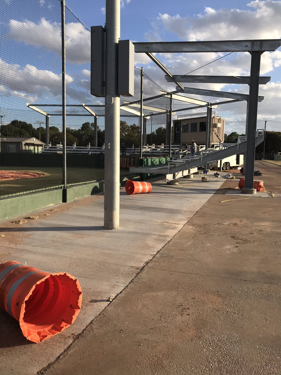 BISDFacilityDir's tweet photo. New bleachers at baseball field!! https://t.co/MM9EgeEJxJ