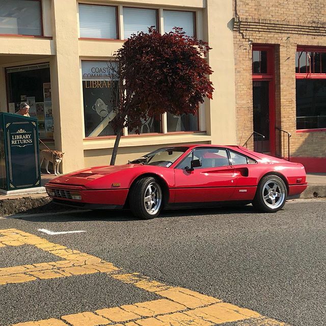 SharkWerks's tweet photo. When you’ve had no power, cell or land lines for over 76 hours and find limited cell serving in downtown PA (not the Palo Alto one folks) and you see the king 👑 doing his Magnum PI thing! #notaporsche https://t.co/dQKfnVD9zf https://t.co/gSN5tw8VTx