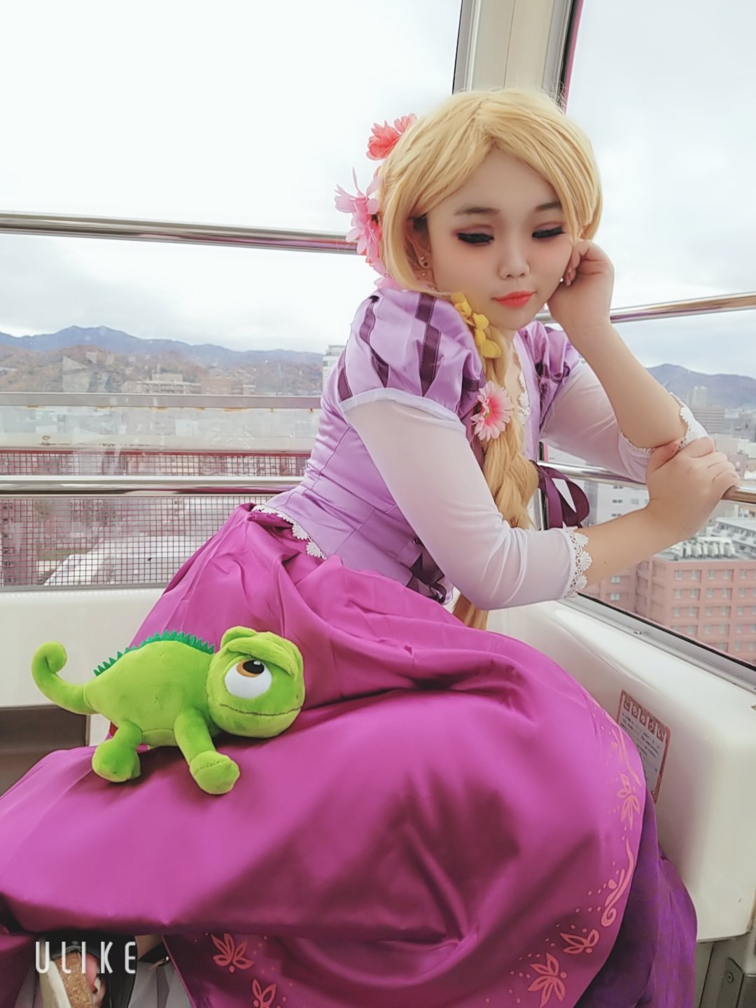 塔の上のラプンツェル パスカル風 着ぐるみ コスチューム ラプンツェル