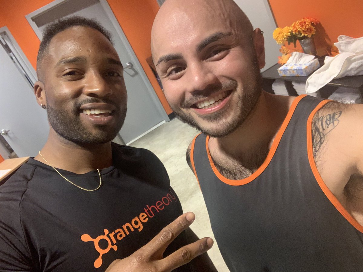 gregorycendana's tweet image. Another #OTFhellweek workout for the books! Thank you coach Everett Horton! Two more days! 🎃 💦 @orangetheory
