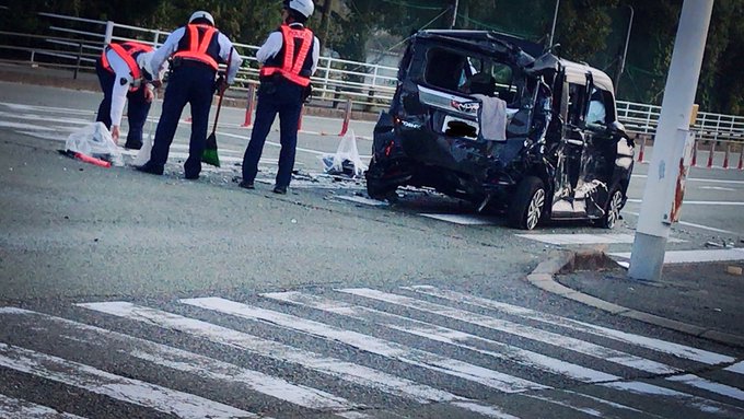 熊本県菊池郡大津町で事故 国道57号 道の駅大津付近 現地の画像まとめ まとめダネ