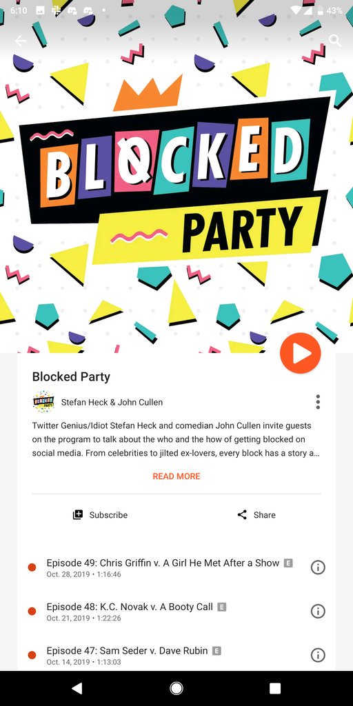 Blocked Party tweet media