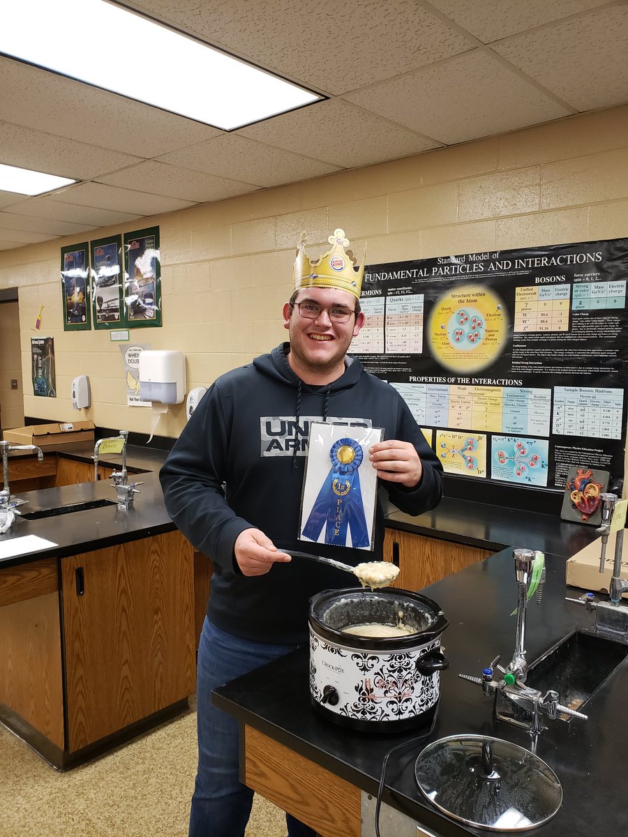 Scrivner101's tweet photo. Science club star gazing (got rained out) chili cook off!  Congratulations Seth Cole for winning the big blue ribbon!:) https://t.co/WZQ7dYcgP0