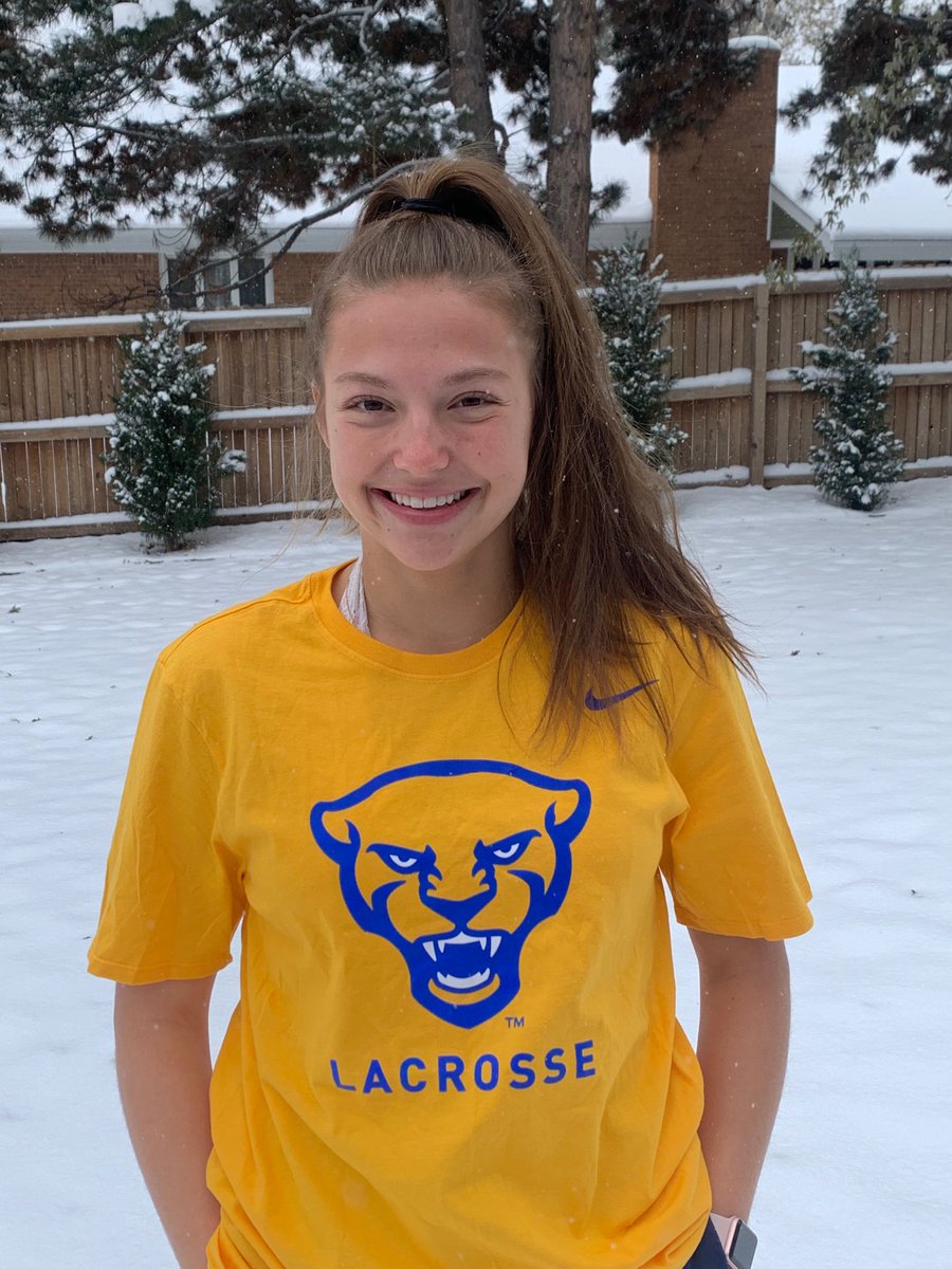 I am beyond excited to announce my verbal commitment to continue my educational and lacrosse careers at the University of Pittsburgh! I’m so grateful for everyone who has helped me on this journey! #H2P