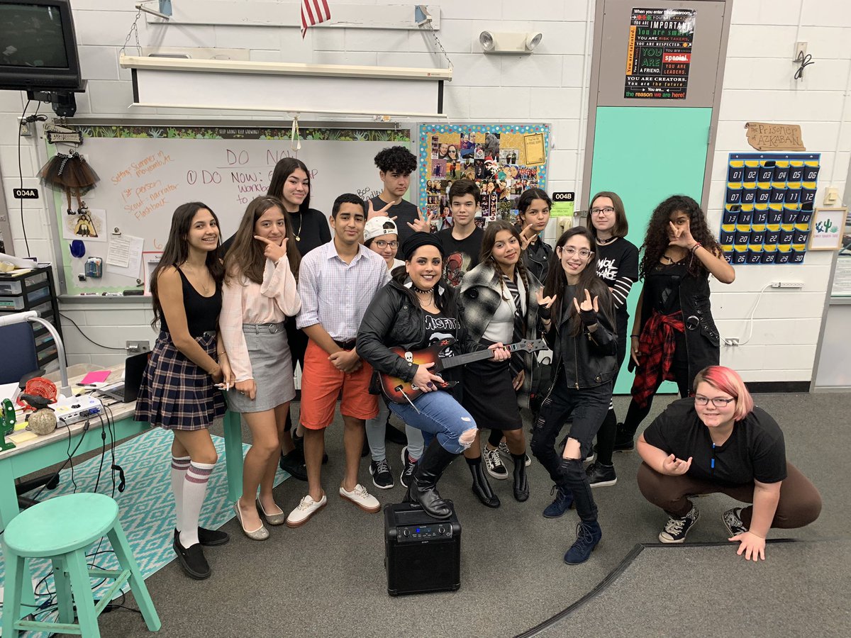Homecoming Spirit Week - Day 2: Preps vs Punks🏌🏽‍♂️🤘🏼☠️ We love the spirit our Falcons are bringing this year. HUGE shoutout to all of our faculty members who are killing in in the classroom and with their Spirit Week attire. Tomorrow is Then vs Now. <a href="/LetoHighSchool/">Leto High School</a> @LHSMcCoy