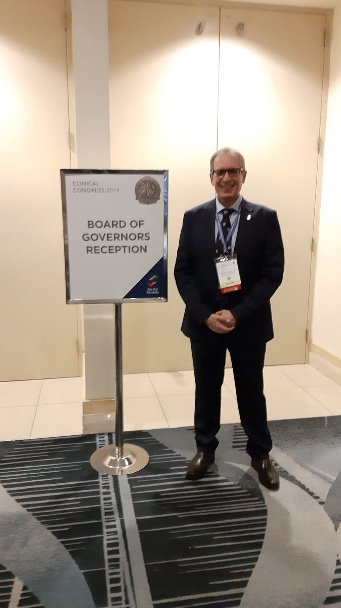 First Governor to arrive at the Governors' Reception and Dinner #ACSCC19 #acscc2019 #ACS2019