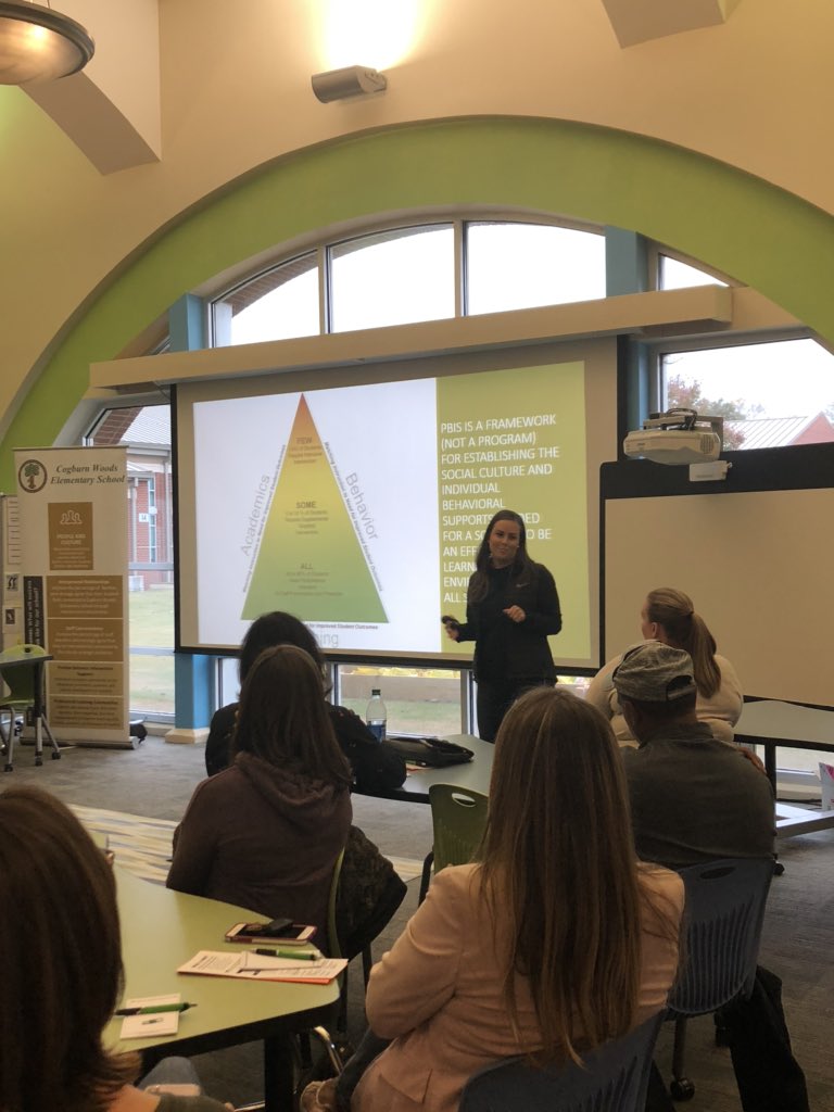 lisagarosi's tweet photo. Tonight we had a great turnout for our 1st Parent University-PBIS. Thanks to our teacher team and parents! @CogburnWoodsES #feathertogether #sharedownership https://t.co/AywEcApFCC
