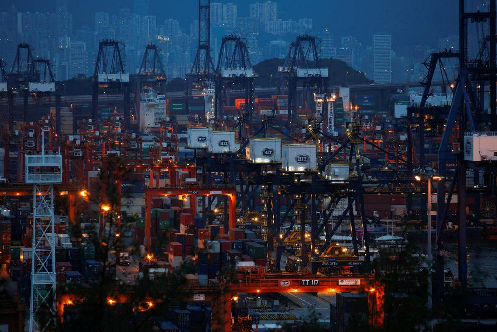 Reuters's tweet photo. Cyber attack on Asia ports could cost $110 billion: Lloyd's https://t.co/ACv2wjr3mS https://t.co/9qbwTARLk4