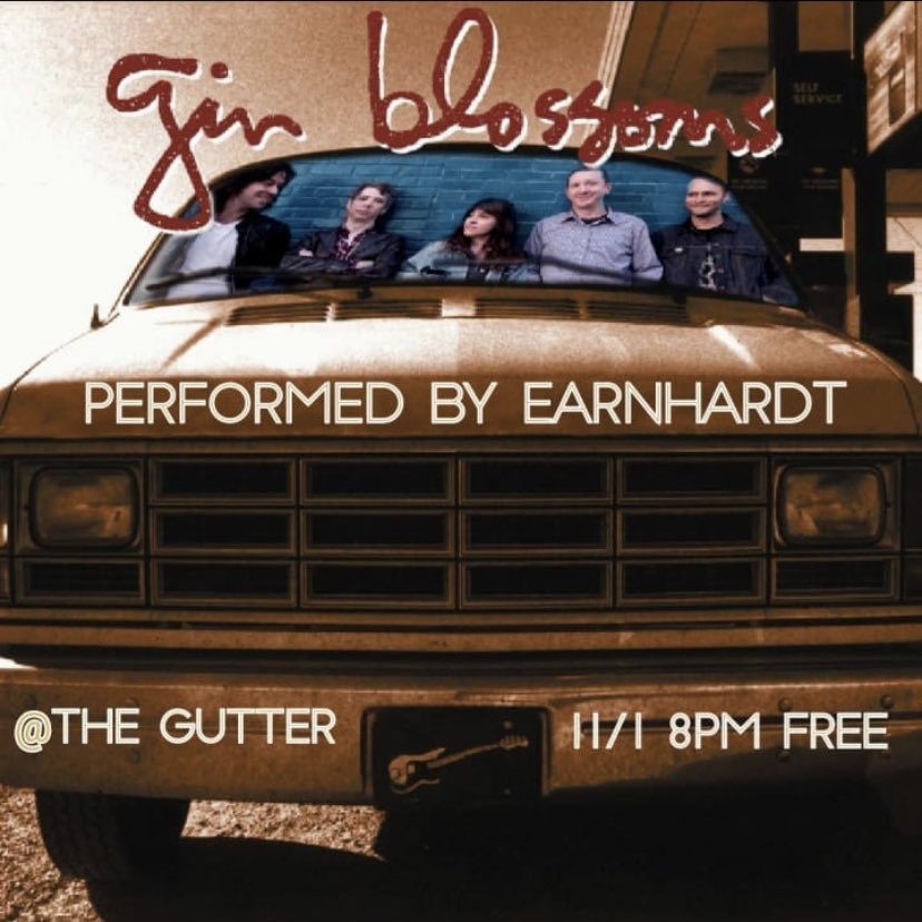 earnhardtband's tweet photo. @earnhardtband playing Friday night...found out about Gutterween @thegutterlic as the @ginblossoms. https://t.co/AZYnGmfy74