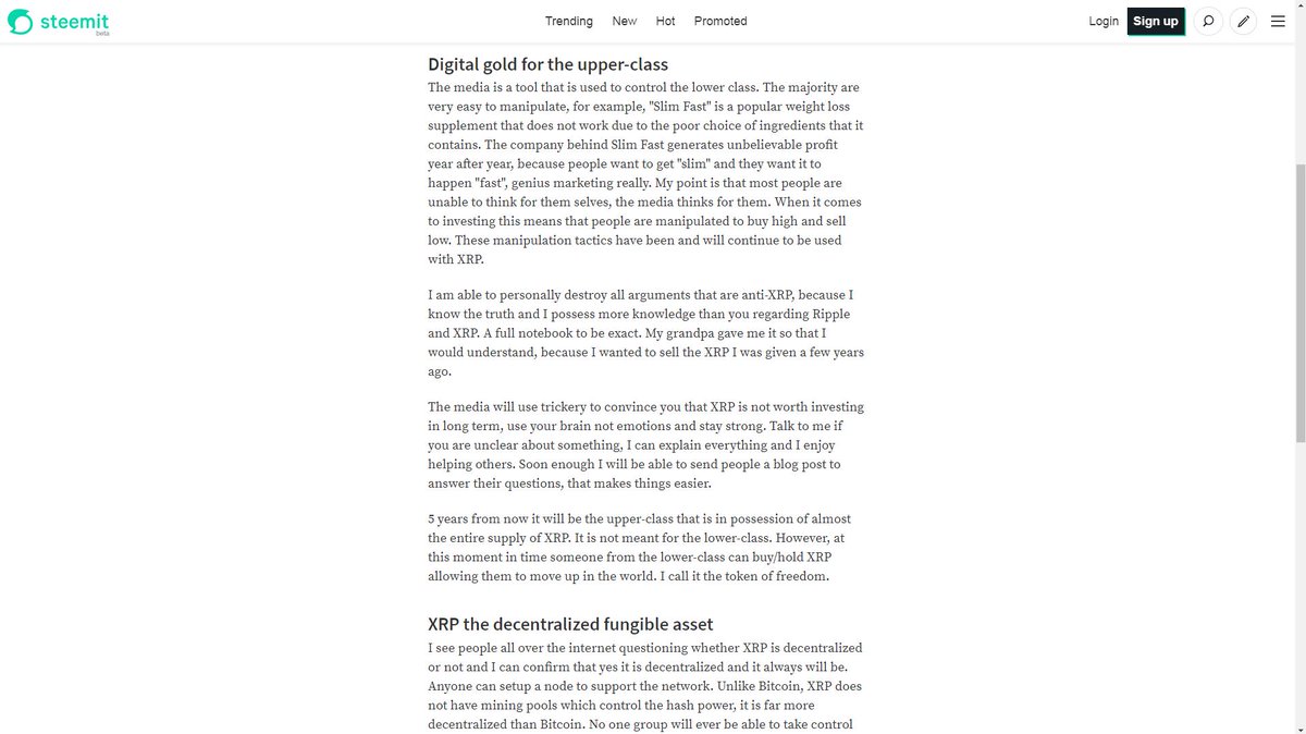 8/ XRP indexed to (or backed by) gold or “Digital Gold” is a popular topic this year. KH referenced it in the summer of 2018, as you can see in the screenshots below. In her post “The Currency of Time Travelers”, she spoke of gold’s timeless utility.