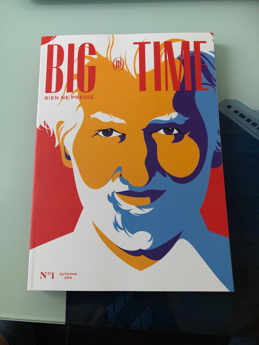 Abonné à cette excellente nouvelle revue ⁦<a href="/Bigtime_larevue/">Big Time, la revue</a>⁩ 5 fois par an sur l’époque et le monde. Retrouver le plaisir de l’analyse er d’apprécier les articles 👏👏