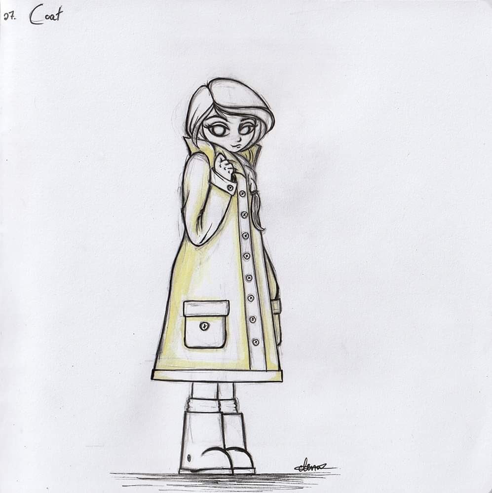 D_Featherwings's tweet photo. Inktober Day 27: Coat 

Trying to catch up :) 
#inktober2019 #inktober2019day27 #inktober2019day27coat #coat https://t.co/nGgooxjauG