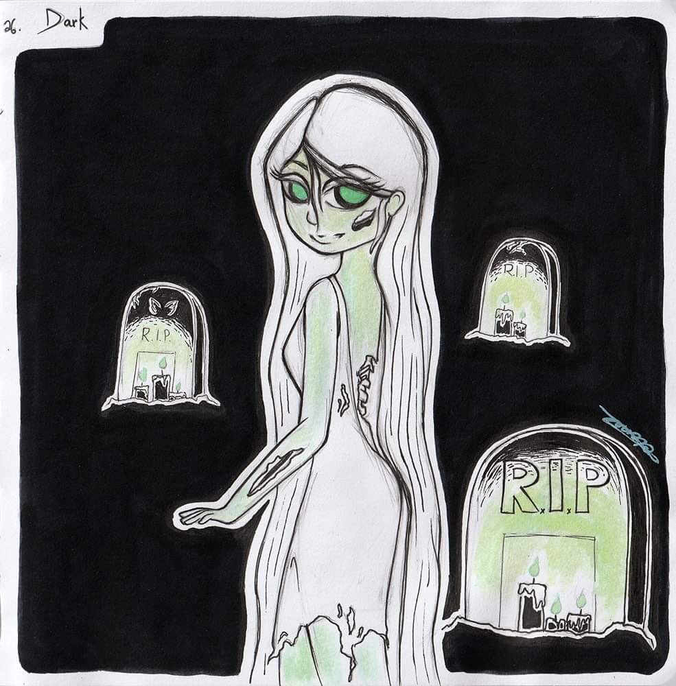 D_Featherwings's tweet photo. Inktober Day 26: Dark 

Lady zombie :) Trying to catch up. 
#inktober2019 #inktober2019day26 #inktober2019day26dark #dark #zombielady https://t.co/joG3U8GuBh