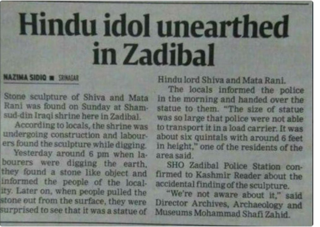 HinduRage7's tweet photo. Charade of Sufi Cult
Kashmir's first mosque Khanqah-e-Moula built after Demolition of Goddess Kali's temple by Butshikan after being instigated by Islamic Preacher Mir Ali Hamadani
Even today we worship her from outside wall
Was Hamadani a Wahabi/Salafi ?
No, he was a Sufi ! https://t.co/PZONsE0JXo