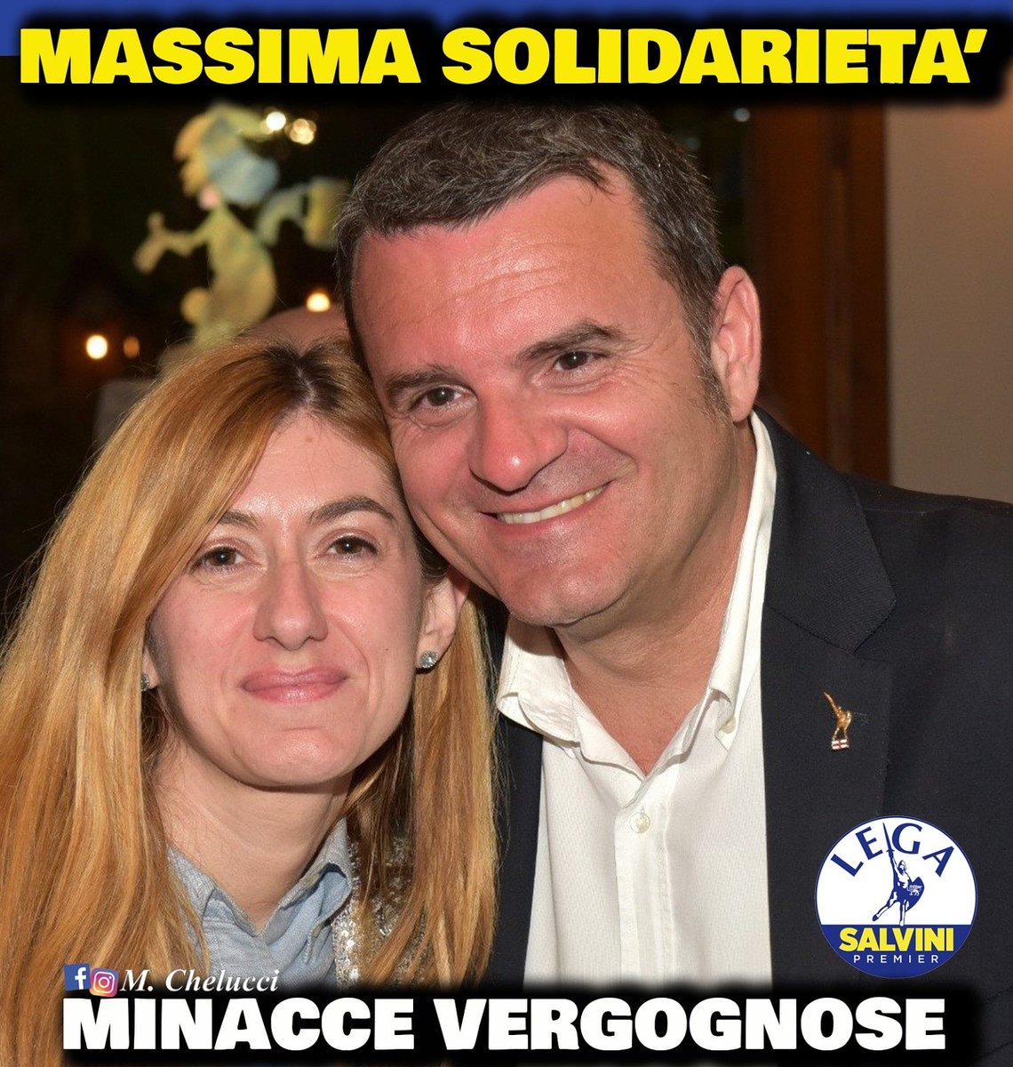 Massima vicinanza e solidarietà al Sen. #GianMarcoCentinaio !!!