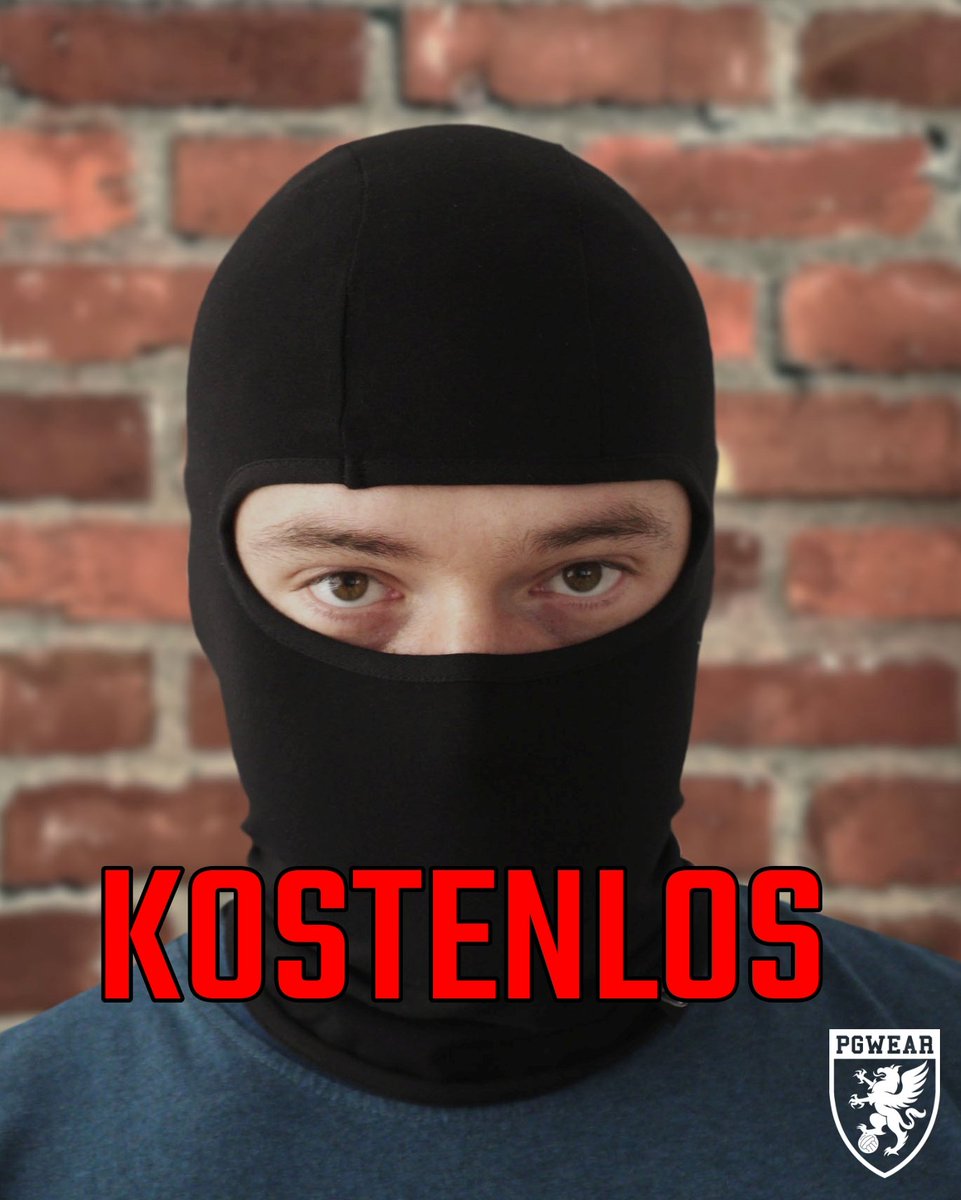 PGWEAR's tweet photo. 🔥KOSTENLOSE Sturmhaube zu jeder Bestellung! Nur bis Mitternacht!
#pgwear #onthestreet #inthestadium #ultra #ultras #hooligan #hooligans #hooltras #casuals #pyro #pyros #fan #fans #support #supporters #ultraslife #hooliganslife #casualclobber #casualultra https://t.co/H7yvRS1TtU