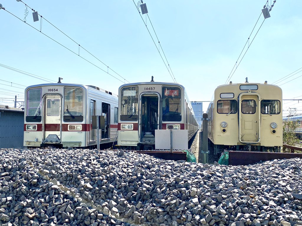 Rail_Channel's tweet photo. 2019.10.30の春日部支所 #11654F #11457F #8111F #21804F #11801F #11802F #8000系 #10000系 #10030系 #20000系 https://t.co/HGGjqKLZVD