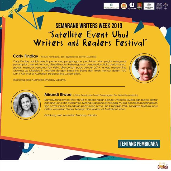 Silakan yang ingin menghadiri Semarang Writers Week 2019, sebuah bagian acara dari <a href="/ubudwritersfest/">Ubud Writers & Readers Festival</a>