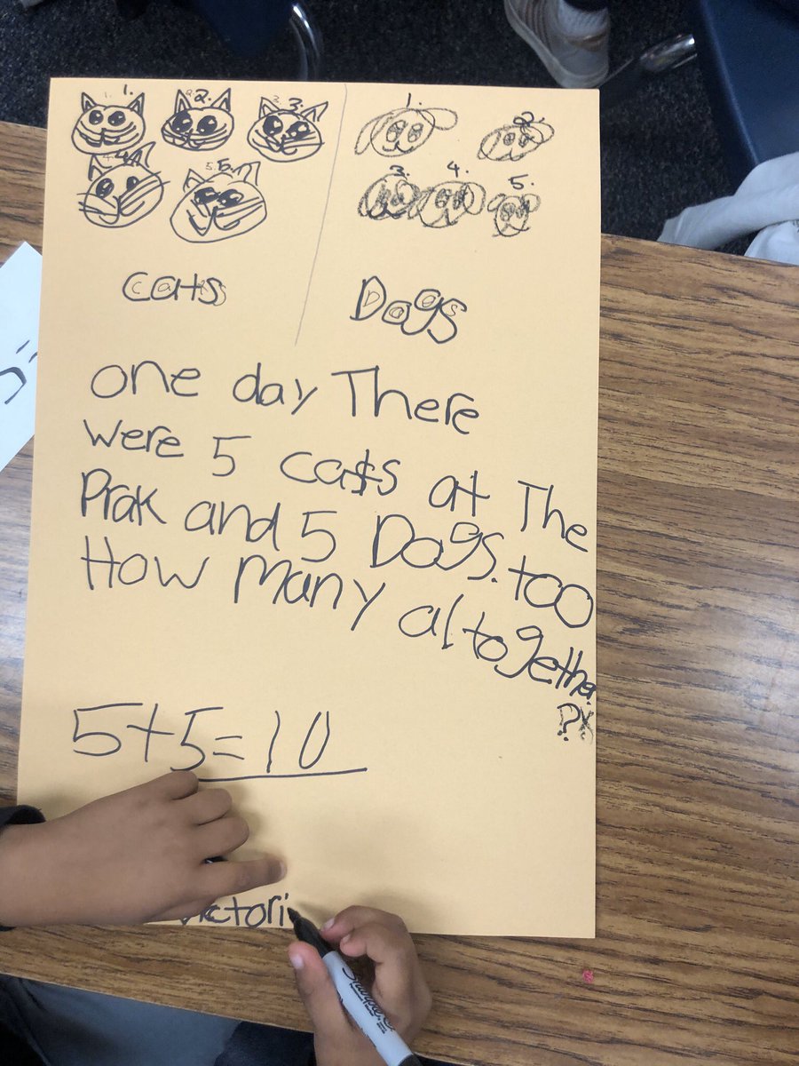 coachpavlov's tweet image. These second graders were presented with one simple question. How many altogether? #studentcreated @YehCathery @DShun21C @SJCheetahs