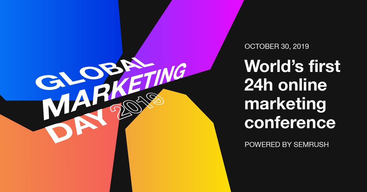 Webfirm's tweet image. Catch our Head Of Digital Dan Wild speak at the World’s first 24h online conference for in-house marketers.

⏰ 2 pm

👇Live Stream

Powered by @semrush 

#GlobalMarketingDay

👉 bit.ly/2BWuvR0