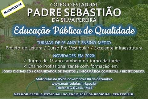 cepssp's tweet photo. Educação Pública de Qualidade !!!

Matrículas de 05 de novembro a 04 de dezembro:
https://t.co/yUXvfNWZCW

#valencarj #Educacao #matriculas2020 #futuro https://t.co/RSt2NktpPI