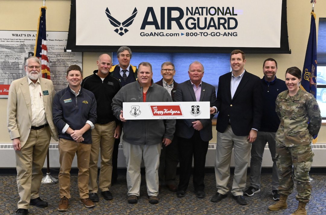 MikeKesslerPhD's tweet photo. Today the @NDSUEngineering leadership team visited the Fargo Air National Guard Base. We toured the MQ-9 Reaper UAVs, ground control station, & Explosive Ordnance Disposal robots.
Thanks to Col. Darrin Anderson, TSgt Shelly Fink, and all the #HappyHooligans for the hospitality. https://t.co/3HdBZkgjke