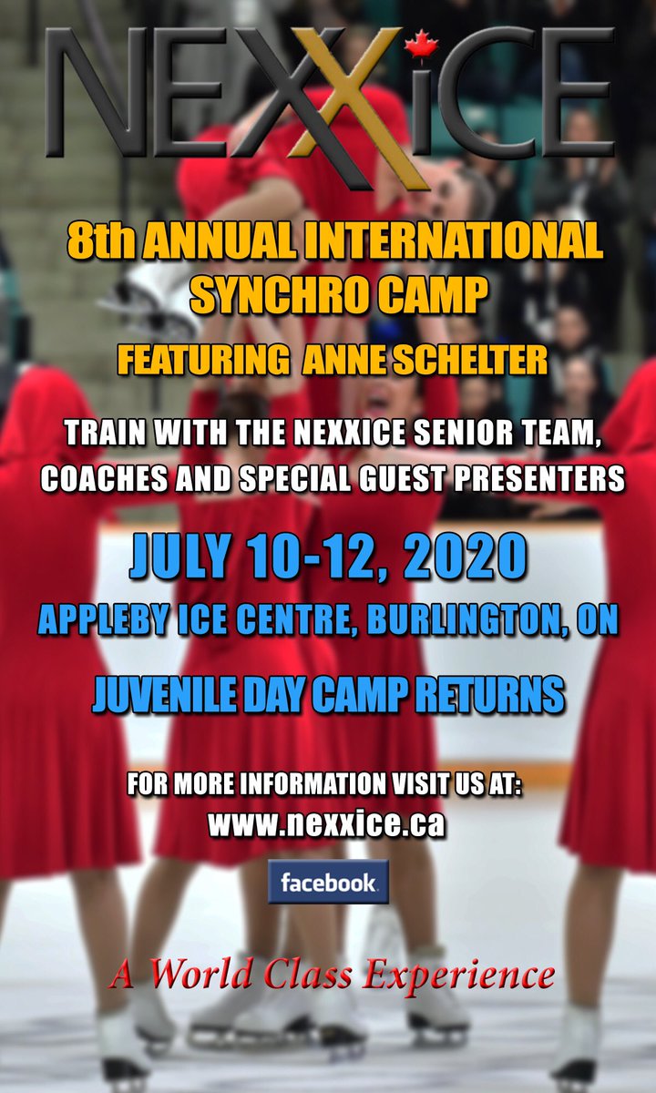 Come and join us for our 8th annual SKILLS CAMP! Get a chance to skate with our team, Anne Schelter and special guests. Visit the NEXXICE website for more details! 😁💗