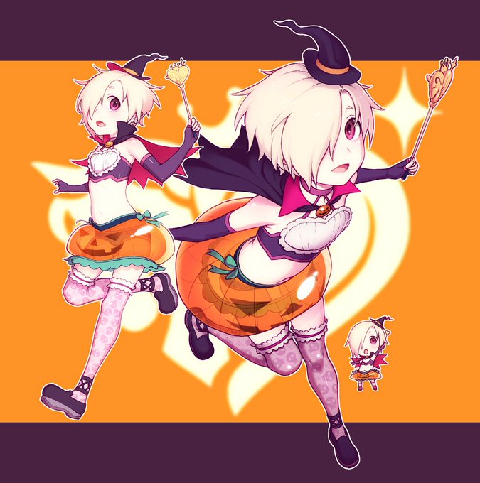 ハロウィン今年は描き下ろしてる時間がないので過去絵 