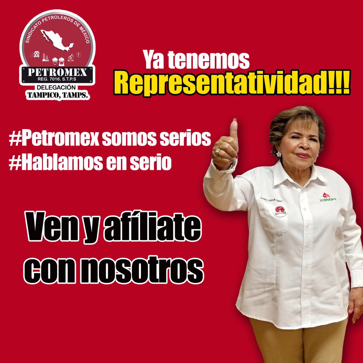 PetromexTampico's tweet photo. Ven y afiliate https://t.co/M7svf7ZADy