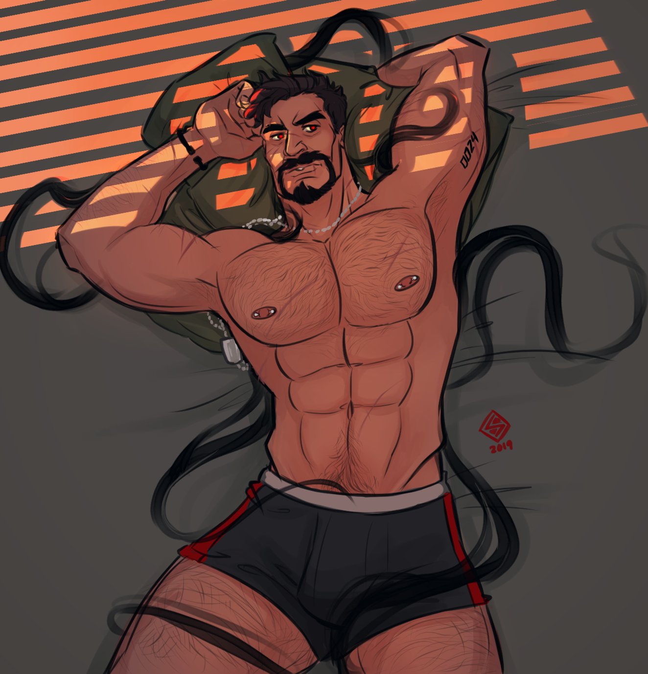 Overwatch reaper top body pillow