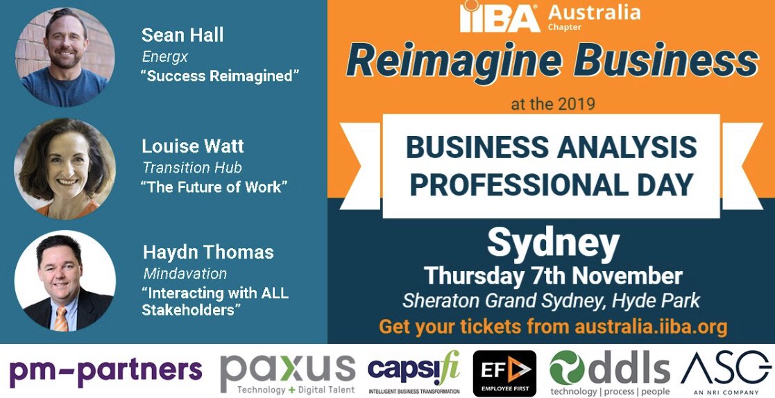 One Week to go until BAPD 2019 Sydney! Registration closes on Monday the 5th of November. Don’t miss out on the opportunity to learn from these thought leaders! 
We cannot wait to spend the full day learning and networking!
#BAPDSydney2019
Ticket link: tiny.cc/BAPDSydney2019