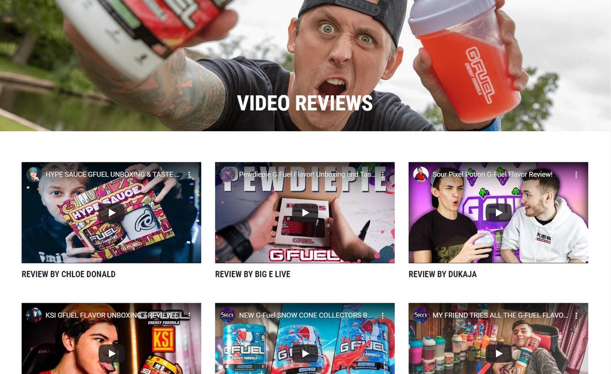 G Fuel On Twitter Gfuel Reviews With Over 130 000 5 Star