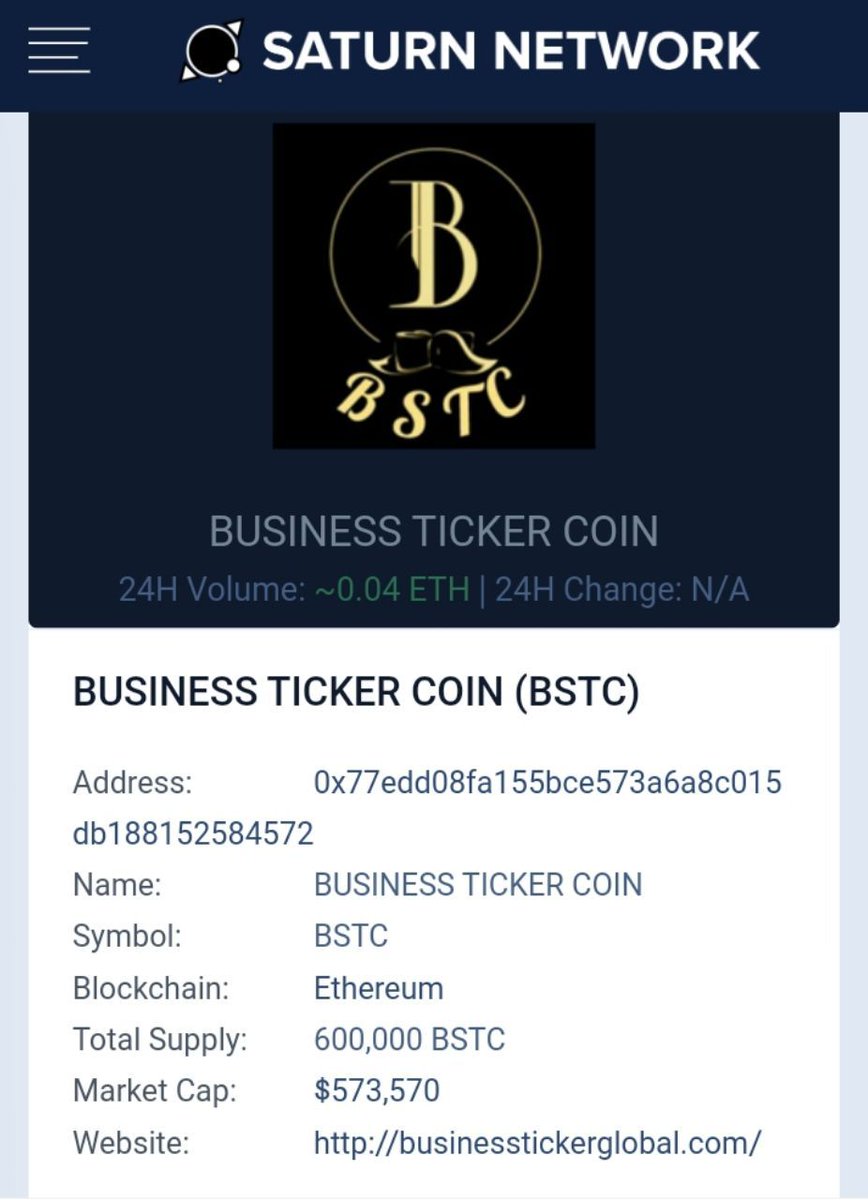 Hello guys,

We are happily inform you that, BSTC now listed on SATURN EXCHANGE 😍

Start your first trade,

saturn.network/exchange/ETH/o…