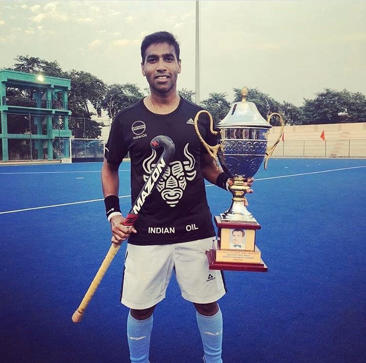 Now that is a big trophy! 🏆
-
Congrats to @vickramhockey on his KD SINGH BABU HOCKEY TOURNAMENT in Lucknow 🇮🇳