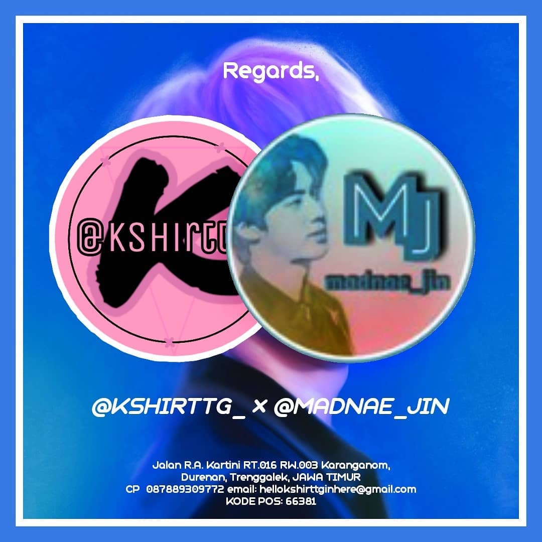 jin_madnae's tweet photo. Kalian juga bisa berdonasi dengan cara beli Kore T-shirt
Format pemesanan: nama lengkap + alamat + no HP + ukuran pesanan + jumlah pesanan WA ke : 087839500428 (Din)
Beli satu kaos sama dg donsasi satu tanaman
#SeokjinwithLuv #Createhistoryin1204
#RoadstoSeokjinDay
@bts_twt https://t.co/3LBqqPcM8V
