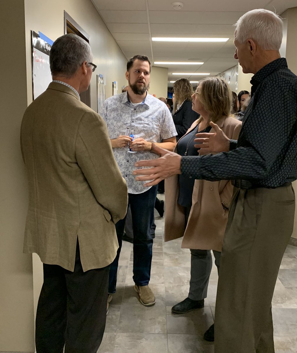 A rich conversation with the Prairie Spirit SD Board Chair, a Trustee, Director &amp; Sr. Admin leaders. We learned from the Learning Facilitators, the School-based Administor Planning Team, Sr. Administrators &amp; trustees - all focused on the My Prairie Spirit Classroom. Great visit!