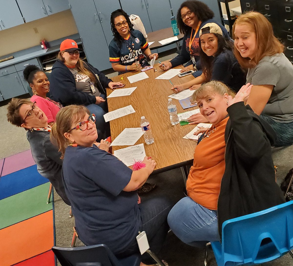STAARCounselor's tweet photo. Fall Fest committee working hard! Come on out to Fall Fest on Friday, Nov. 8th!
@MahanayStars #FallFest2019
#BeYou https://t.co/6XJdHXsH0y