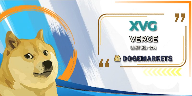 DogeMarkets's tweet photo. Great news 

We just added Verge to https://t.co/6HVvNoRpe1
Come and join us for such amazing trading
https://t.co/m8UO2g09Z8
🐾We also have Faucet🚀
#DOGE #XVG #DOGECOIN #TRADE #EXCHANGE #CRYPTO https://t.co/OJlldv4TOQ