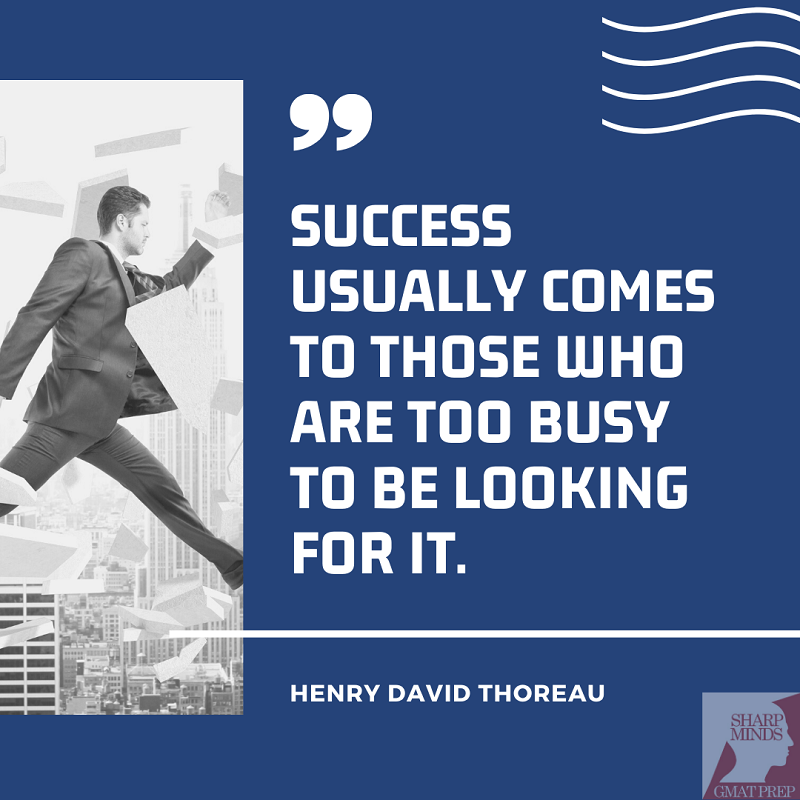 sharpmindsprep's tweet photo. Are you chasing success? Or is success chasing you?
#career #goals #success #successquotes #sharpmindsgmat https://t.co/FFoRuu3EAT