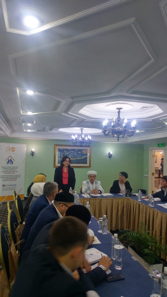 “I am sure you’ll agree that fair treatment of women and men is paramount in making sure that we plan our lives in a way that promotes justice” Jacky Devis, Political Secretary at <a href="/UKinKZ/">British Embassy Astana</a> at meeting on discussing&amp;improving training package for #reprohealth &amp; maternal health.