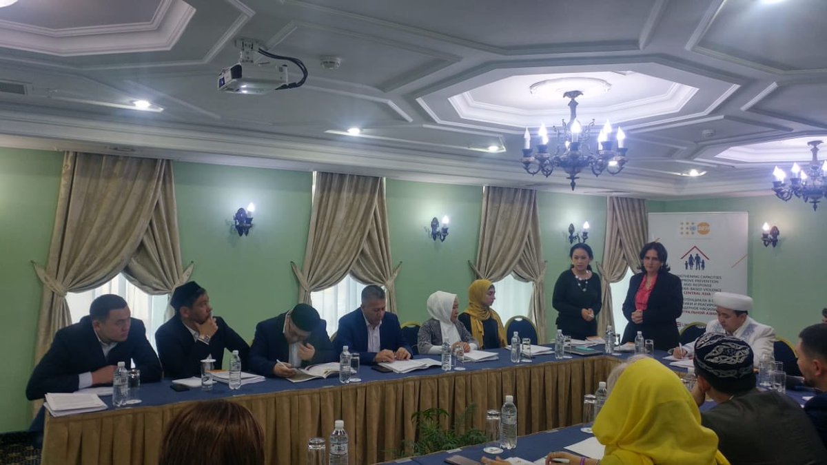 “Your meeting today is influential not only in Kazakhstan or Central Asia, but in the whole world. Because your voice as religious leaders of one of the biggest religions in the world is powerful in the whole world” Jacky Devis <a href="/UKinKZ/">British Embassy Astana</a> #HerFuture #ЕеБудущее