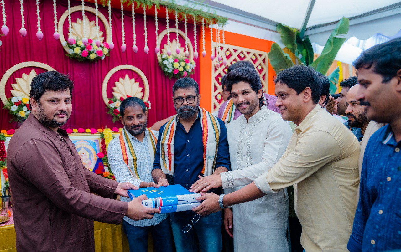 allu arjun sukumar new project officially launched