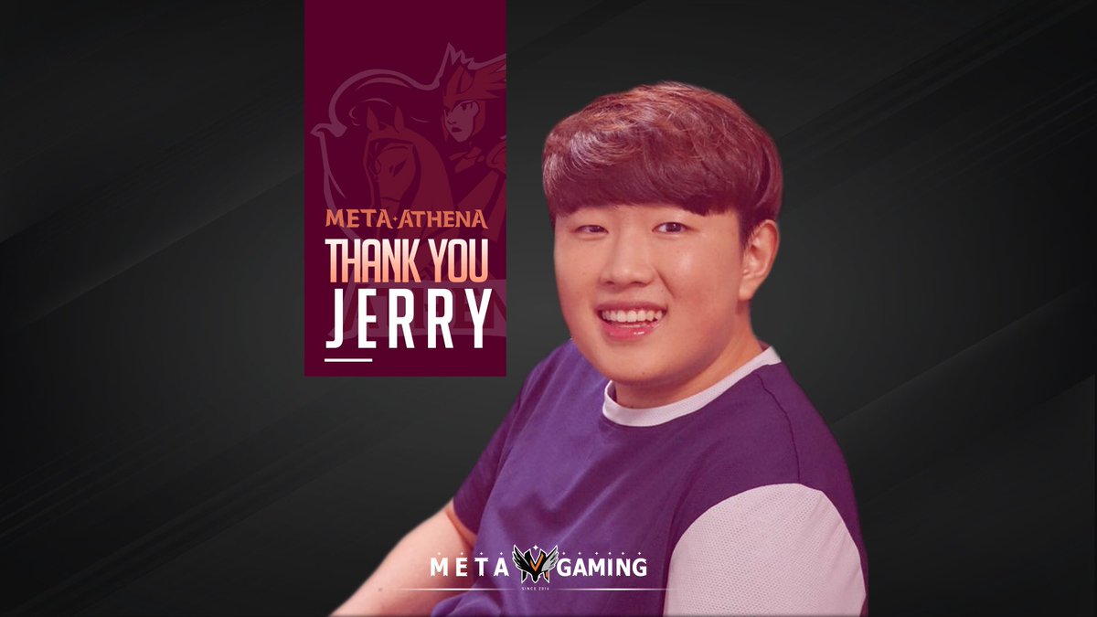 TheMetaGaming's tweet image. 안녕하세요. #MetaGaming 입니다.

Jerry "민태희" 선수가 OWL 보스턴 업라이징으로 이적했습니다. 그동안 #MetaAthena 에서 활약한 #Jerry 선수에게 항상 성공이 가득하기를 빕니다.

We would like to thank "@Jerry__ow " for your time in MetaGaming. Farewell and good luck in @BostonUprising