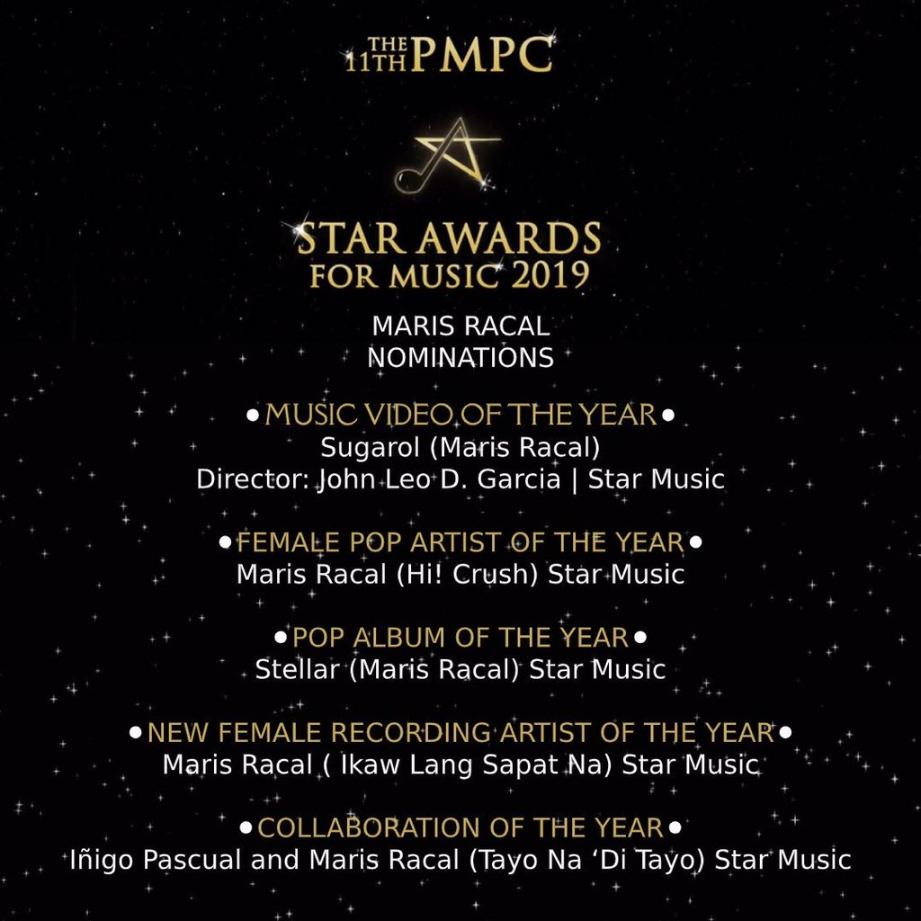 Congratulations <a href="/MissMarisRacal/">Maris Racal</a> !!
Your #StarPop family is truly proud of you! ❤️ #PMPCStarAwardsForMusic