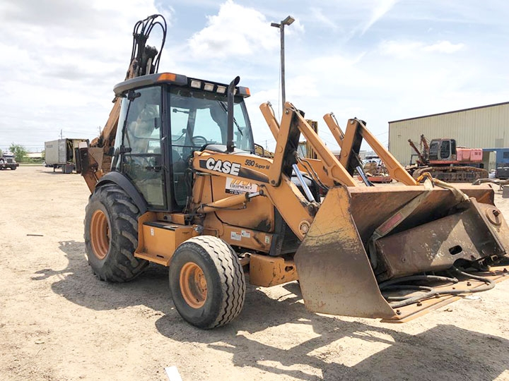 Case 580 construction king backhoe for sale