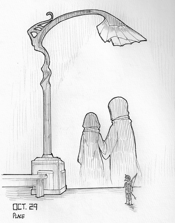 Enjins's tweet photo. you come from outside our time, i see

Inktober Day 29: Your favourite place https://t.co/OSa9cS0bAe