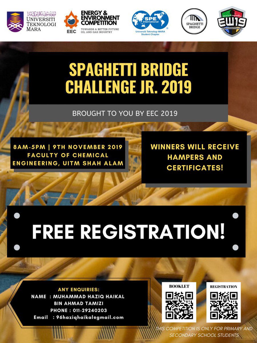 eng_week2019's tweet photo. A child can be very creative🌈 
Let their mind work wonders by joining SPAGHETTI BRIDGE CHALLENGE JR. 2019✨✨ 

#EW19
#Unite4Engine https://t.co/rIutgjiMrf