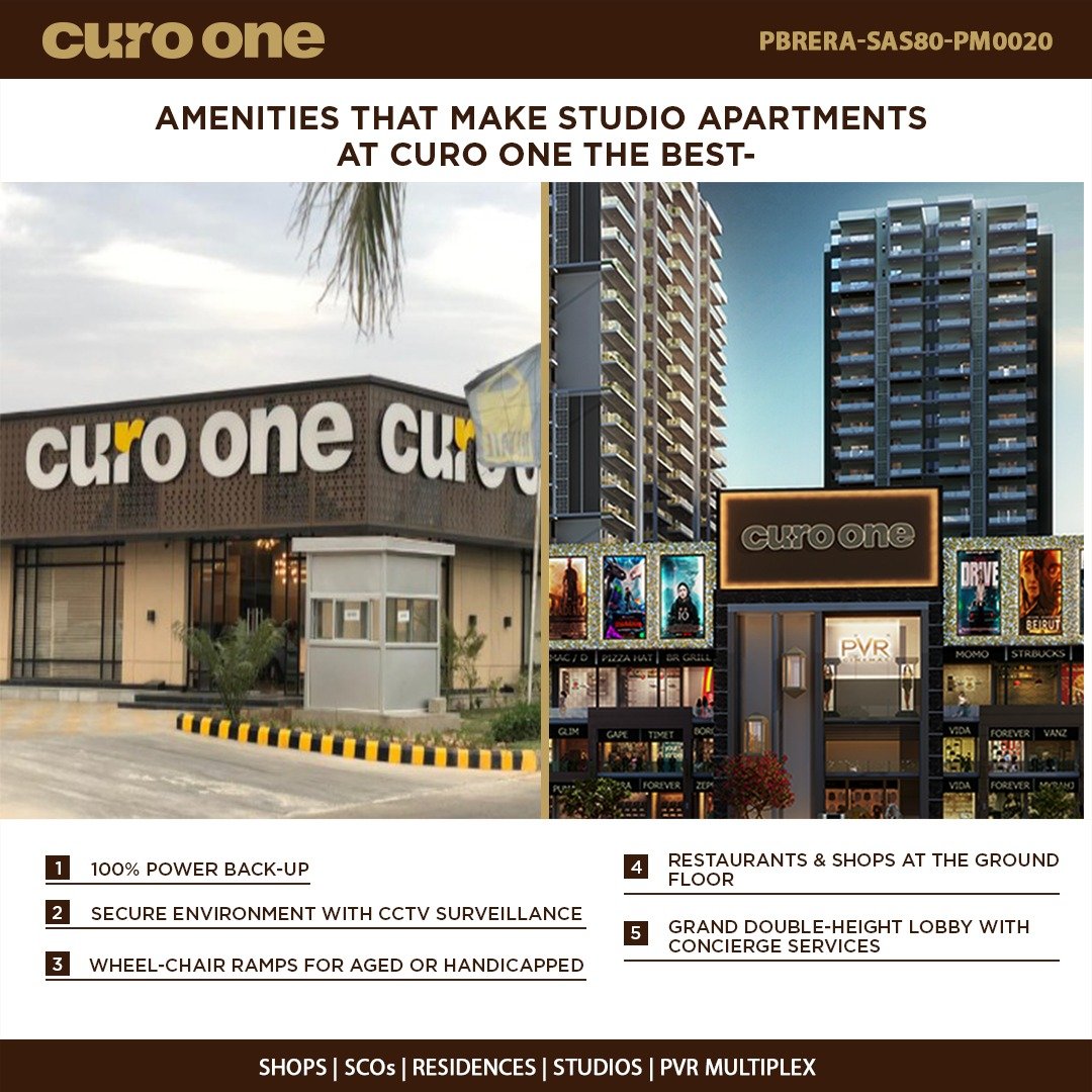 curo_one's tweet photo. More than just being located at a beautifully built tower, it's the range of amenities at offer that makes #Studioapartments at #CuroOne truly a place where you want love to live &amp; cherish every moment of life. To book, click here https://t.co/mTLuP44B5B or call us at 01724925500 https://t.co/oIDRdLfIjT