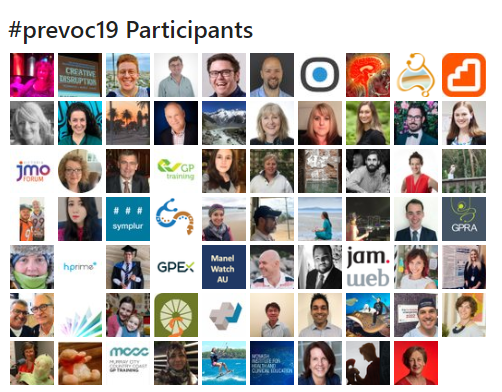 #prevoc19 participants

<a href="/gedpw/">GdPW</a> <a href="/DanWilsonMD/">Dr Dan Wilson</a> <a href="/AdvanceMedAU/">AdvanceMed - Career Doctors</a> <a href="/careerdranthony/">Anthony Llewellyn</a> <a href="/Sunnydoc72/">Todd Fraser</a> <a href="/RuralDoctorsAus/">RDAA</a> <a href="/katejurd/">katejurd</a> @IsabelJHanson <a href="/char_durand/">Charlotte Durand</a> <a href="/TraceyQuade/">Tracey Quade</a> @amacdt @JMOForum_VIC <a href="/tallbalddr/">Stephen Lambert</a> @Tobin_MedEd <a href="/GPRALtd/">General Practice Registrars Australia (GPRA)</a> <a href="/drvinnytran/">Dr Vin</a> <a href="/Neel_Gobin/">Neel Gobin</a> <a href="/patientsafe3/">💙Amelia Ogden 🌈 #FBPE💙 #FBPNHS</a> <a href="/jmmurphy91/">Jayden Murphy</a> <a href="/Caitweets/">Caitlin Weston</a> <a href="/jmewb/">JM</a>