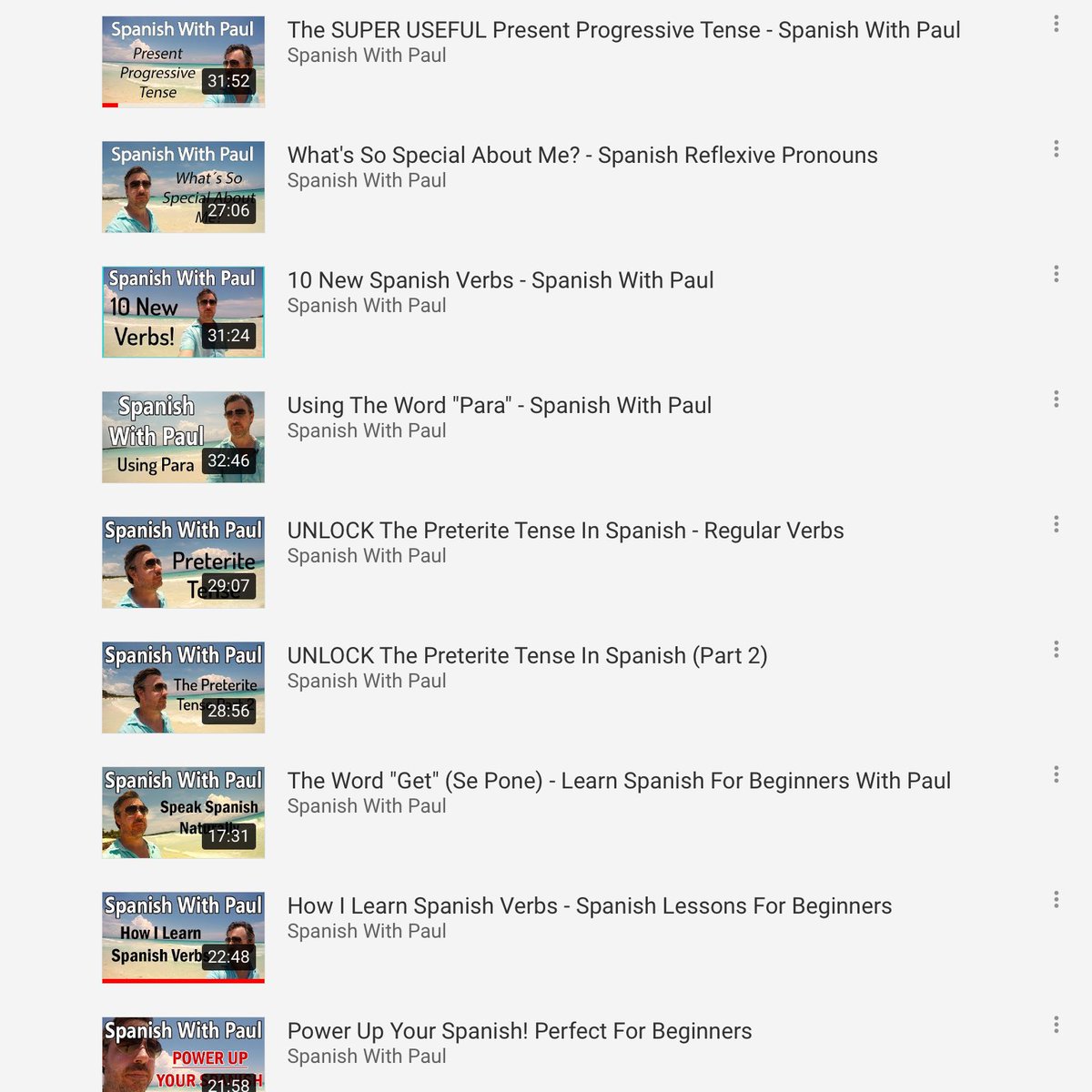 englishplus_th's tweet image. ใครอยากลองเริ่มเรียนภาษาสเปน แต่ไม่อยากเสียเงินลงคอร์ส แนะนำช่องนี้ในยูทูป Spanish With Paul สอนโอเคมากๆ แบบคอร์สสั้นๆ ฝึกให้เอาศัพท์มาจับเป็นประโยคได้ เวิร์คจริง ดีใจมากที่เจอช่องนี้ (เน้นศัพท์ แนะนำแอพ Duolingo / เรียนคู่กันไปก็ได้) #phingxspanish